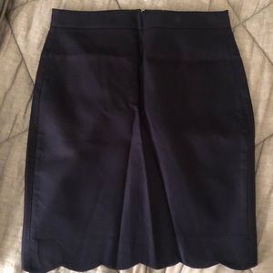 Navy J. Crew pencil skirt - brand new with tags